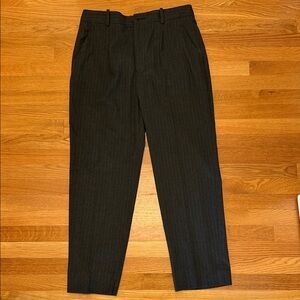 Zara Grey Pinstripe Pants